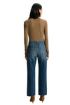 Leah Straight-Leg Jean in Equinox Blue
