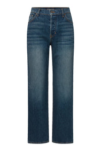 Leah Straight-Leg Jean in Equinox Blue