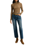 Leah Straight-Leg Jean in Equinox Blue