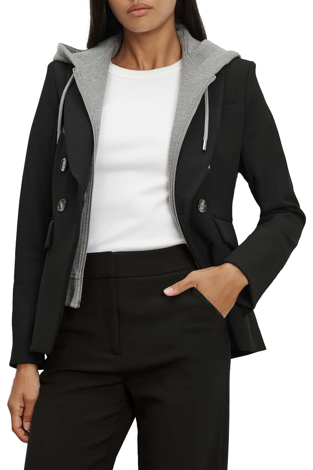 Miller Dickey Jacket in Black
