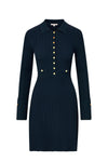 Lauper Knit Mini Dress in Navy