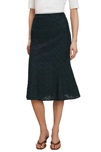 Massimo Midi Skirt in Navy