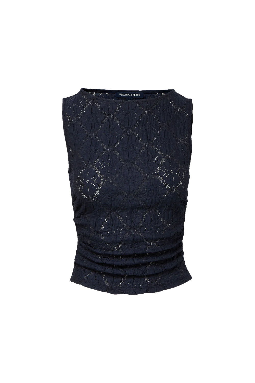 Selah Lace Tank Top in Navy