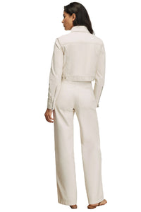 Patty Moto Jacket in Ecru