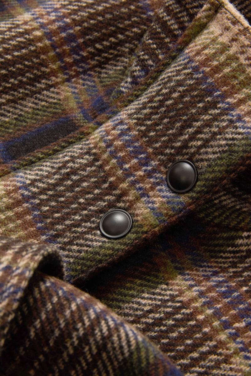 Bateman Plaid Jacket in Black Multi