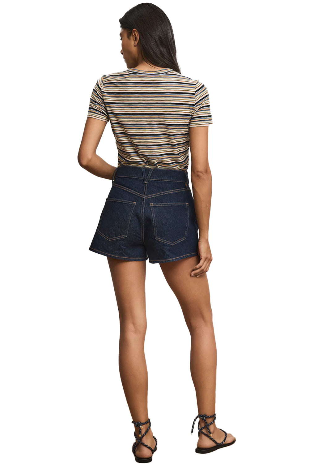 Remus Striped T-Shirt in Multi Stripe