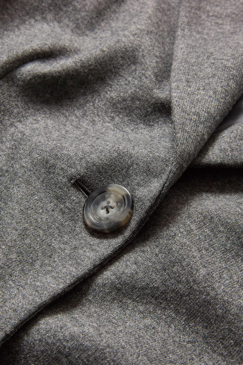 Ryanne Wool Jersey Jacket in Medium Heather Grey
