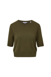 Shana Cashmere Sweater in Cypress