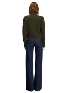Solene Cashmere Cardigan in Loden