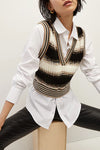 Spear Mixed-Media Sweater