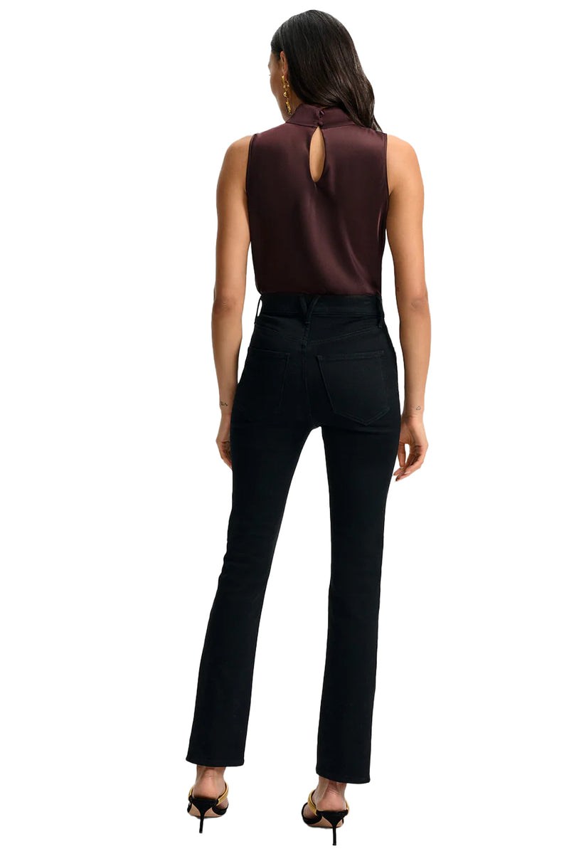 Tam Silk Sleeveless Top in Dark Currant