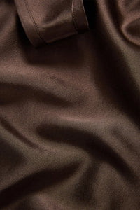 Sabrina Silk-Blend Tank Top in Espresso