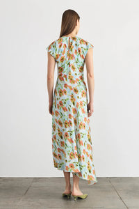 Violeta Dress in Powder Blue Multi