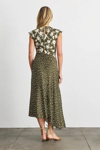 Violeta Dress in Fern Cream Multi