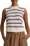 Calista Sweater in Chalk Marine