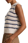 Calista Sweater in Chalk Marine