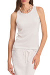 Cruz Tank Top in White