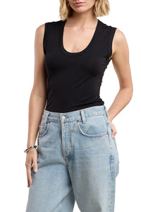Iyla Sleeveless Top in Black