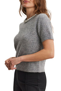 Layton Top in Heather Grey