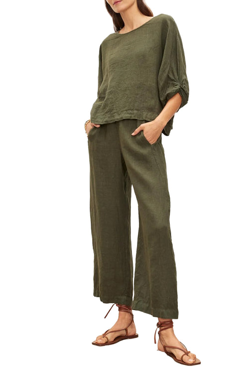 DRU HEAVY LINEN PANT