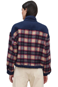 Norah Brushed Plaid Jacket