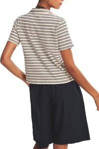 Perrin Top in Natural Navy