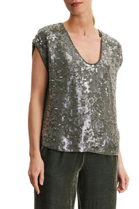 Elorie Top in Gunmetal