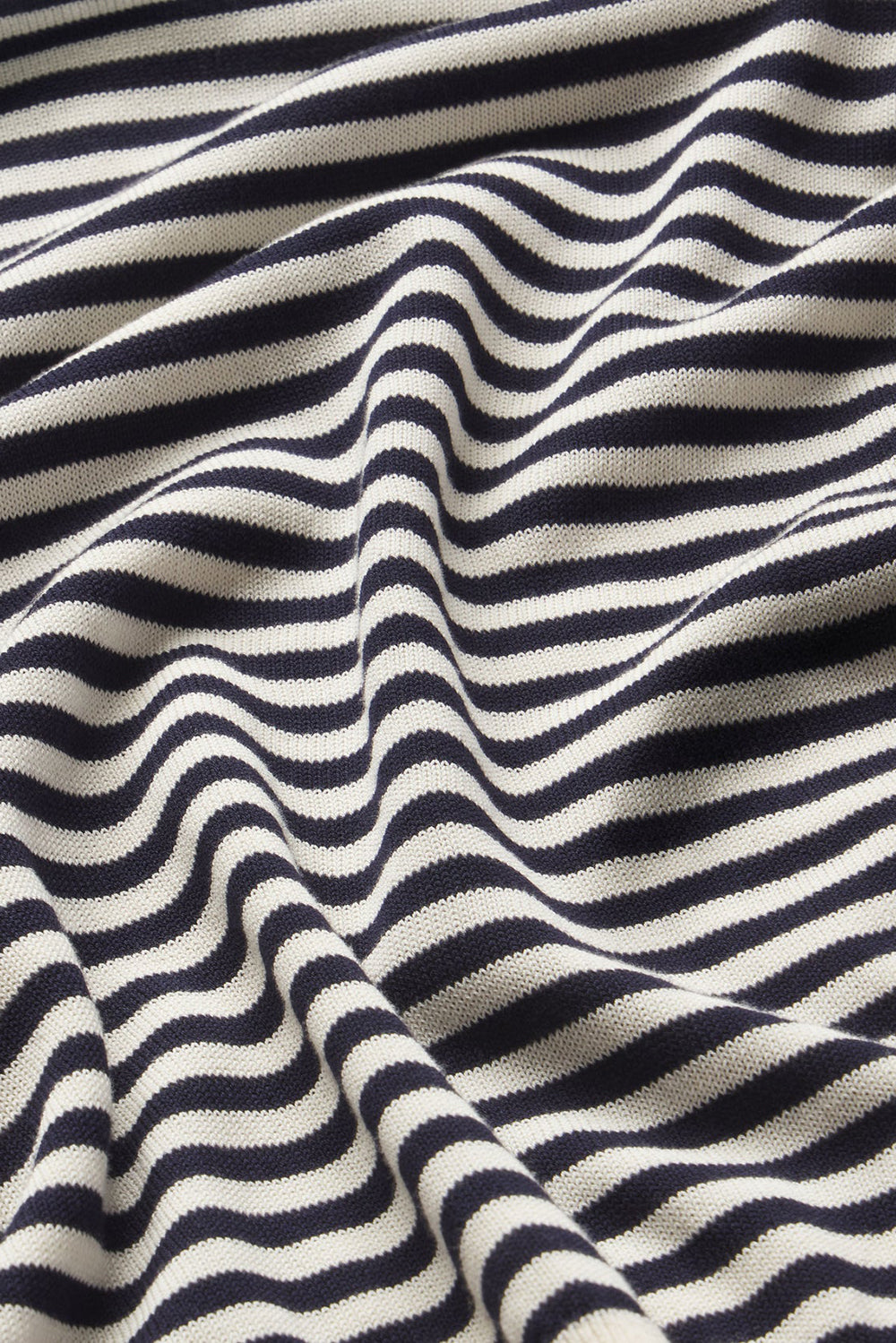 The Striped Knit Sweater in Cream Multi