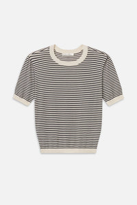 The Striped Gathered Sweater