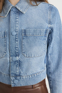 The Small Denim Jacket in Dawn