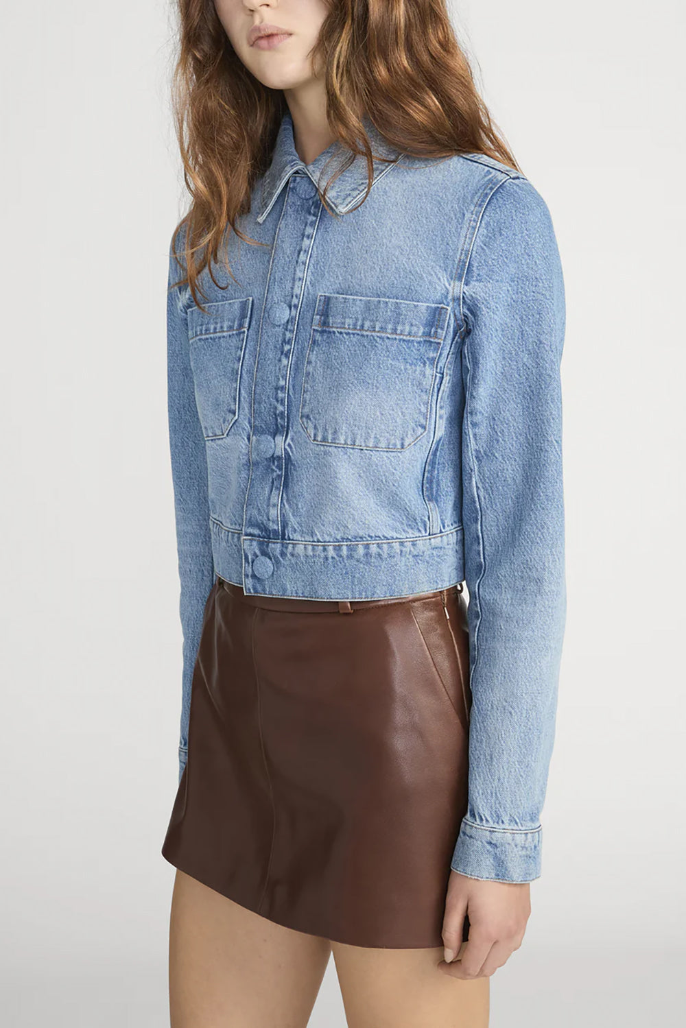The Small Denim Jacket in Dawn
