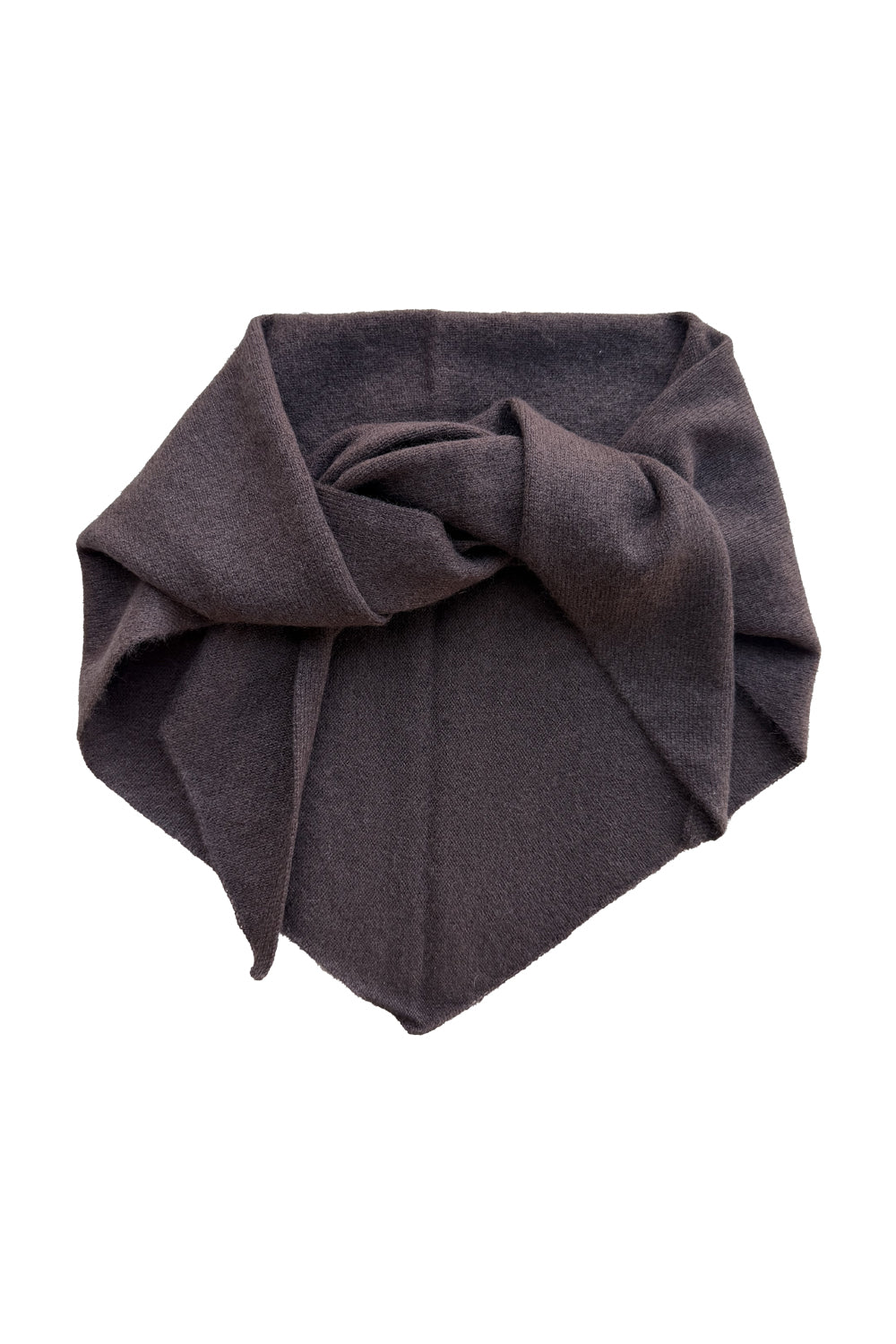 Cashmere Neckerchief in Coffee Bean