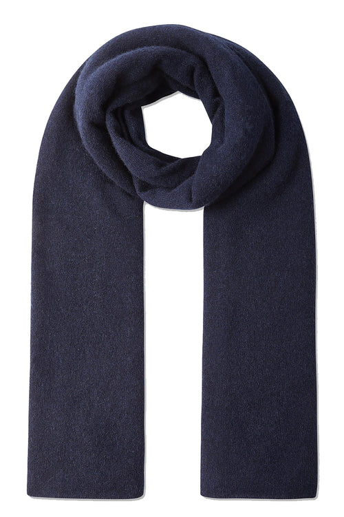 Cashmere Travel Wrap in Deep Navy