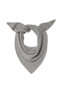 Cashmere Neckerchief in Grey Heather