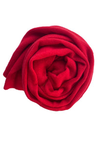 Cashmere Scarf in Crimson