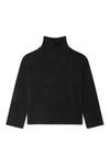 Cashmere Easy Standneck in Black