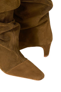 Wally Slouch Boot in Cigar