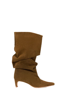 Wally Slouch Boot in Cigar