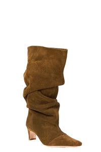 Wally Slouch Boot in Cigar
