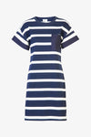 Waverly Dress in Maritime Blue White Multi