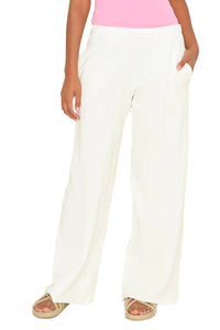 Emmette Terry Sweatpant in Alabaster