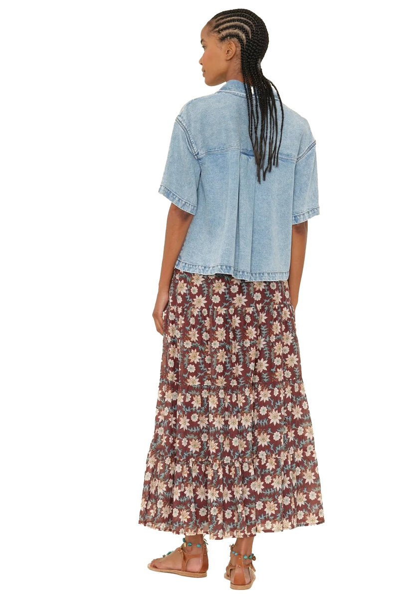 Viola Skirt in Cedar