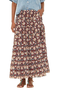 Viola Skirt in Cedar