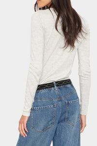 Crewe Sweater in Silver Smoke