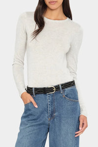 Crewe Sweater in Silver Smoke