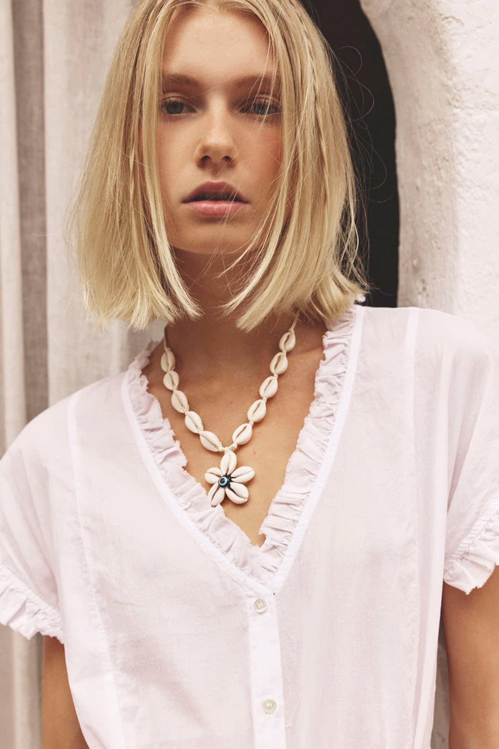 Dixie Dress in White