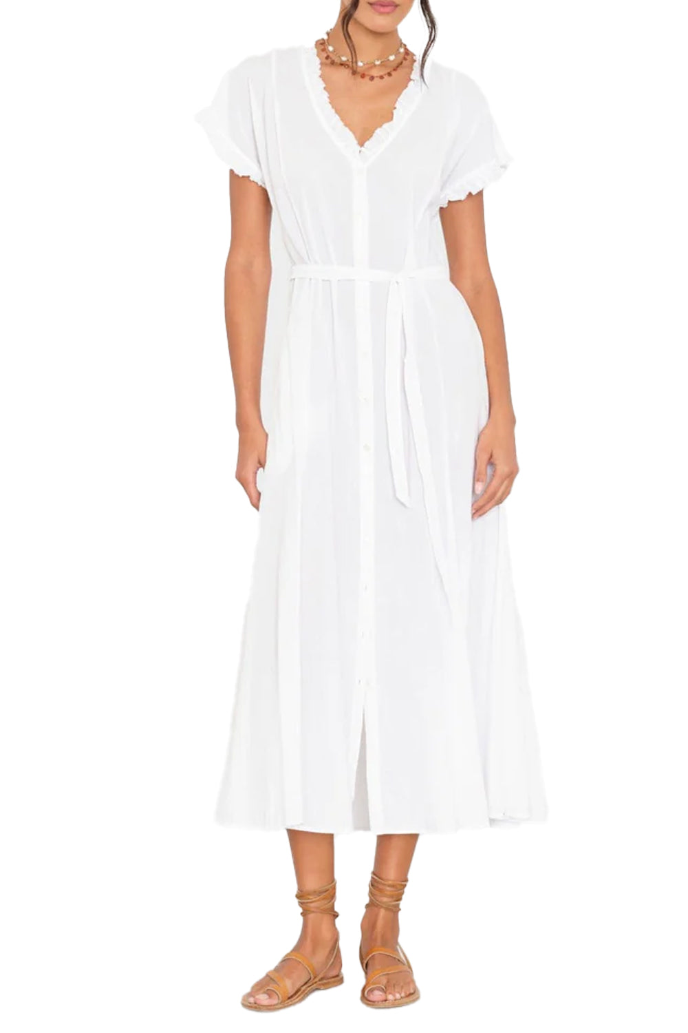 Dixie Dress in White