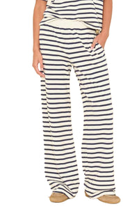 Emmette Sweatpant in Natural Stripe