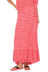 Janey Skirt in Ruby Shell