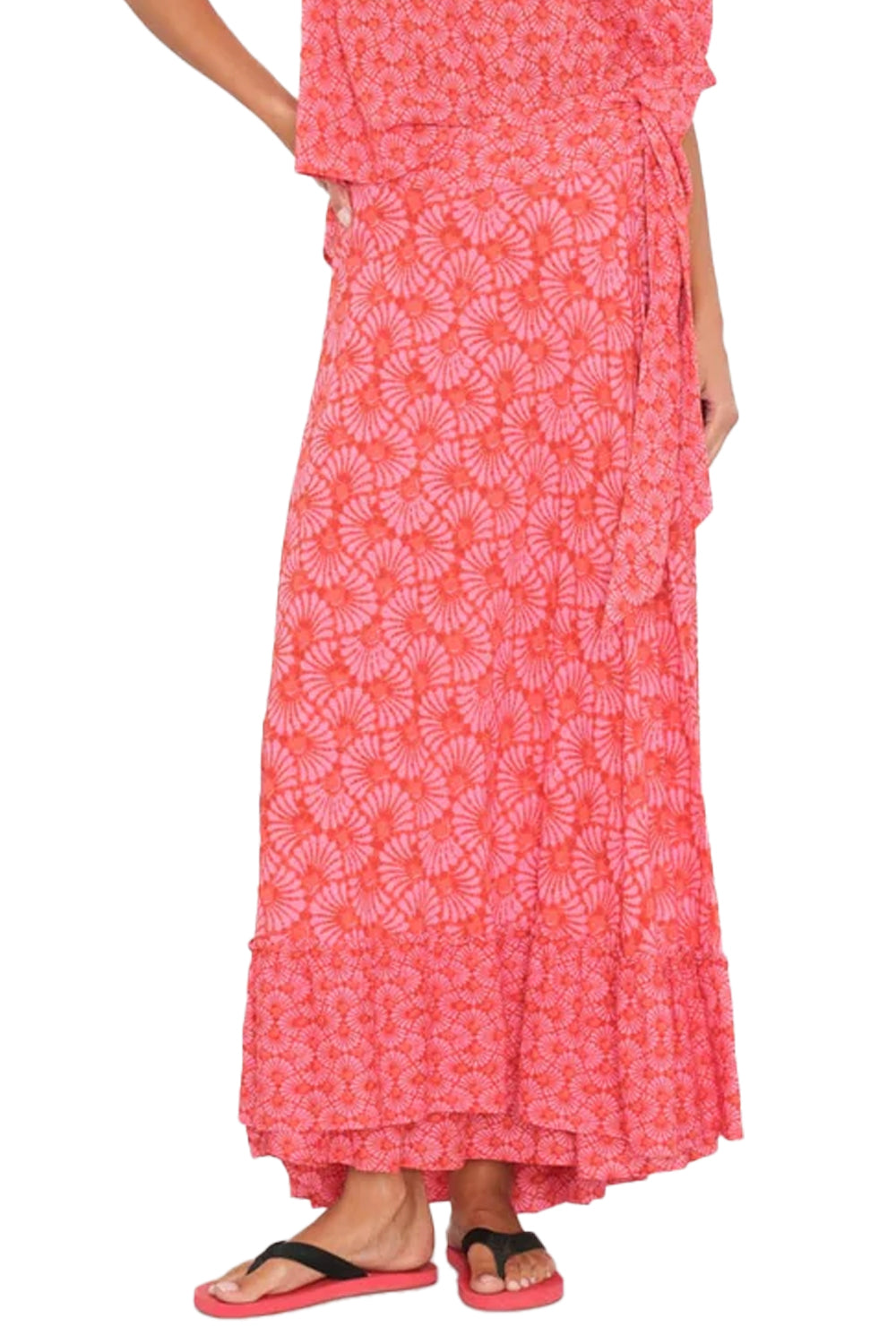 Janey Skirt in Ruby Shell